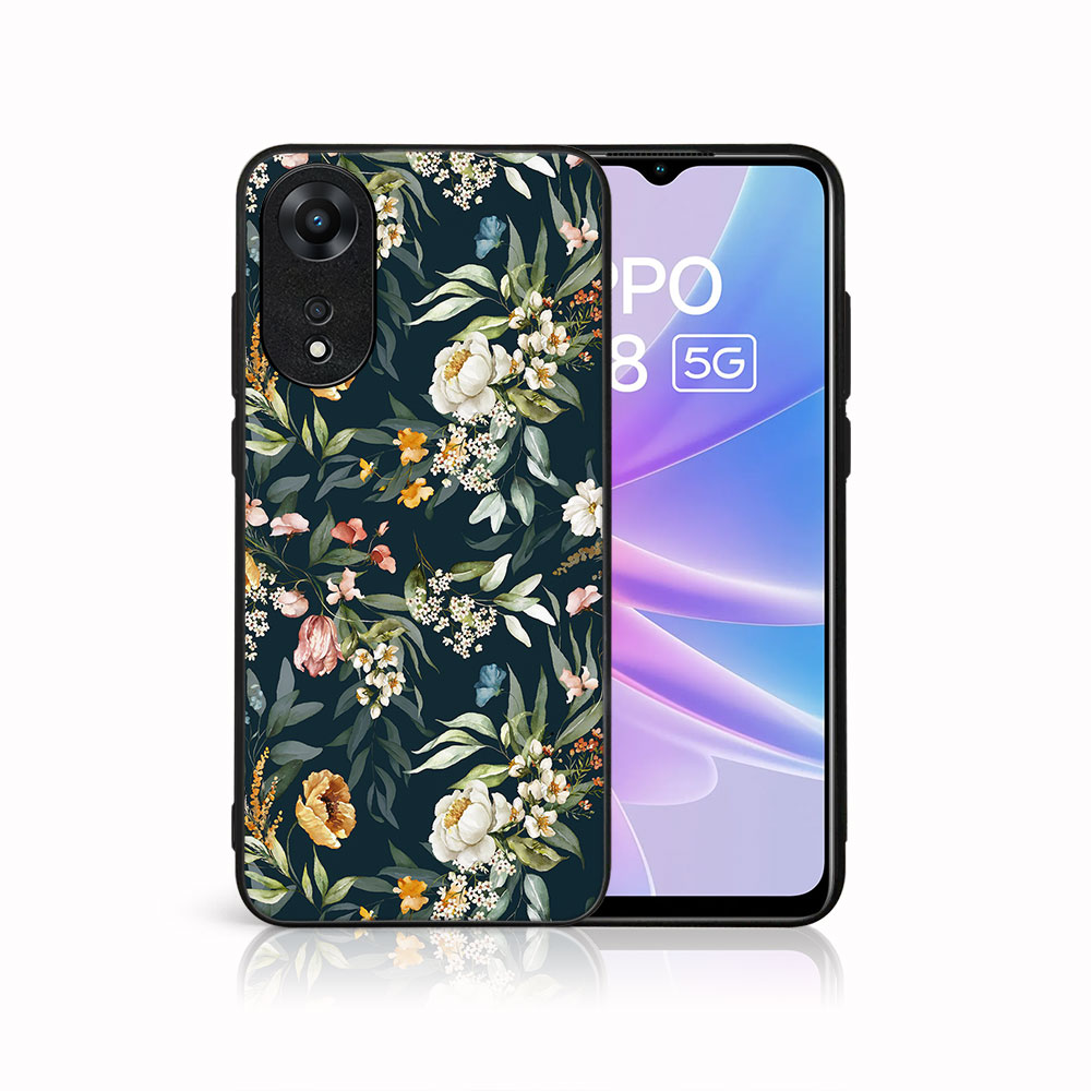 MY ART Ochranný Kryt Pro Oppo A78 5G FLORAL (158)