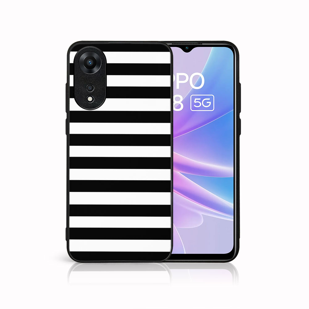 MY ART Ochranný Kryt Pro Oppo A78 5G LINES (169)