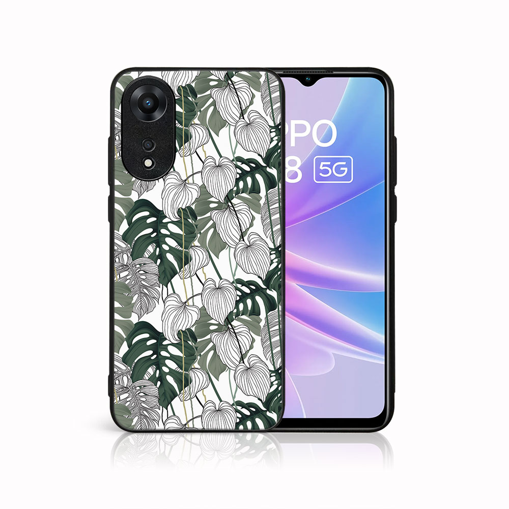 MY ART Ochranný Kryt Pro Oppo A78 5G LEAF (175)