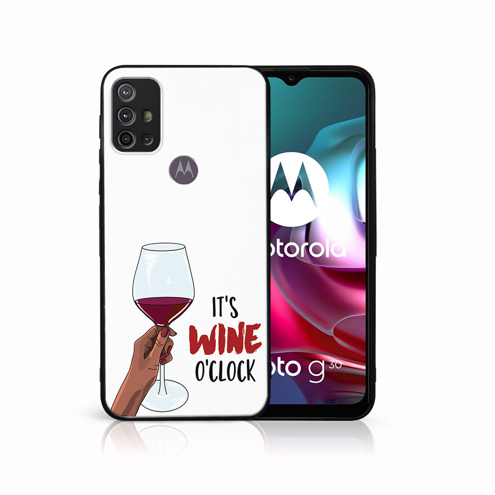 PROTEMIO 41510 MY ART Silikonový obal Motorola Moto G10/G20/G30 WINE (007)