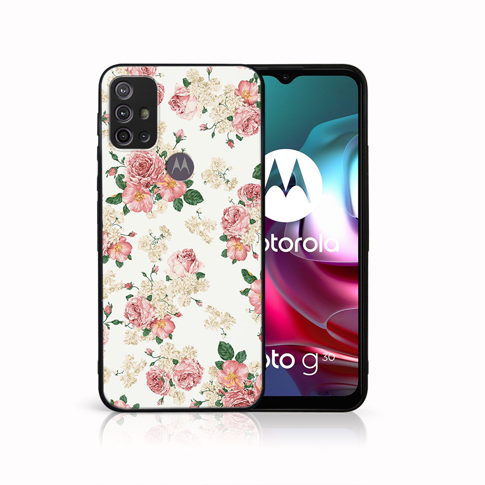 PROTEMIO 41519 MY ART Silikonový obal Motorola Moto G10/G20/G30 PINK ROSES (016)