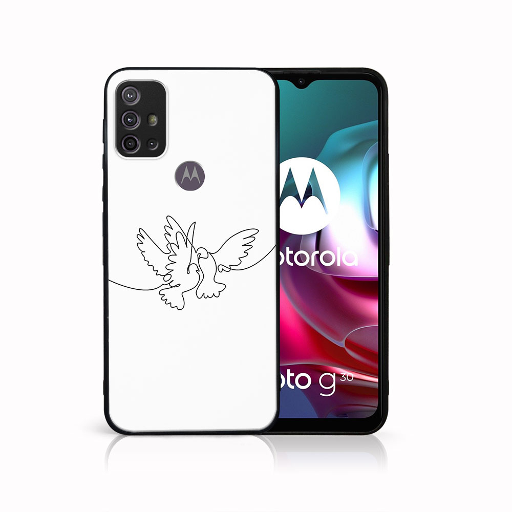 PROTEMIO 41533 MY ART Silikonový obal Motorola Moto G10/G20/G30 DOVE (031)