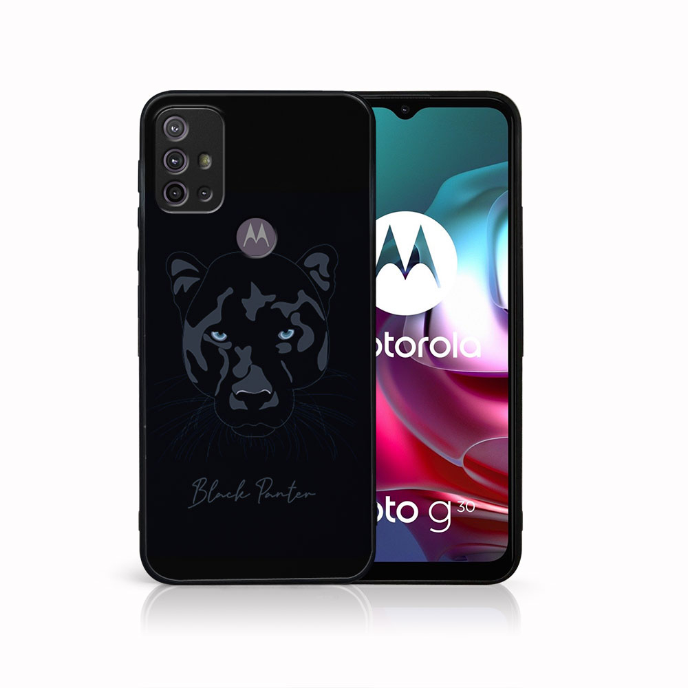 PROTEMIO 41549 MY ART Silikonový obal Motorola Moto G10/G20/G30 PANTHER (045)