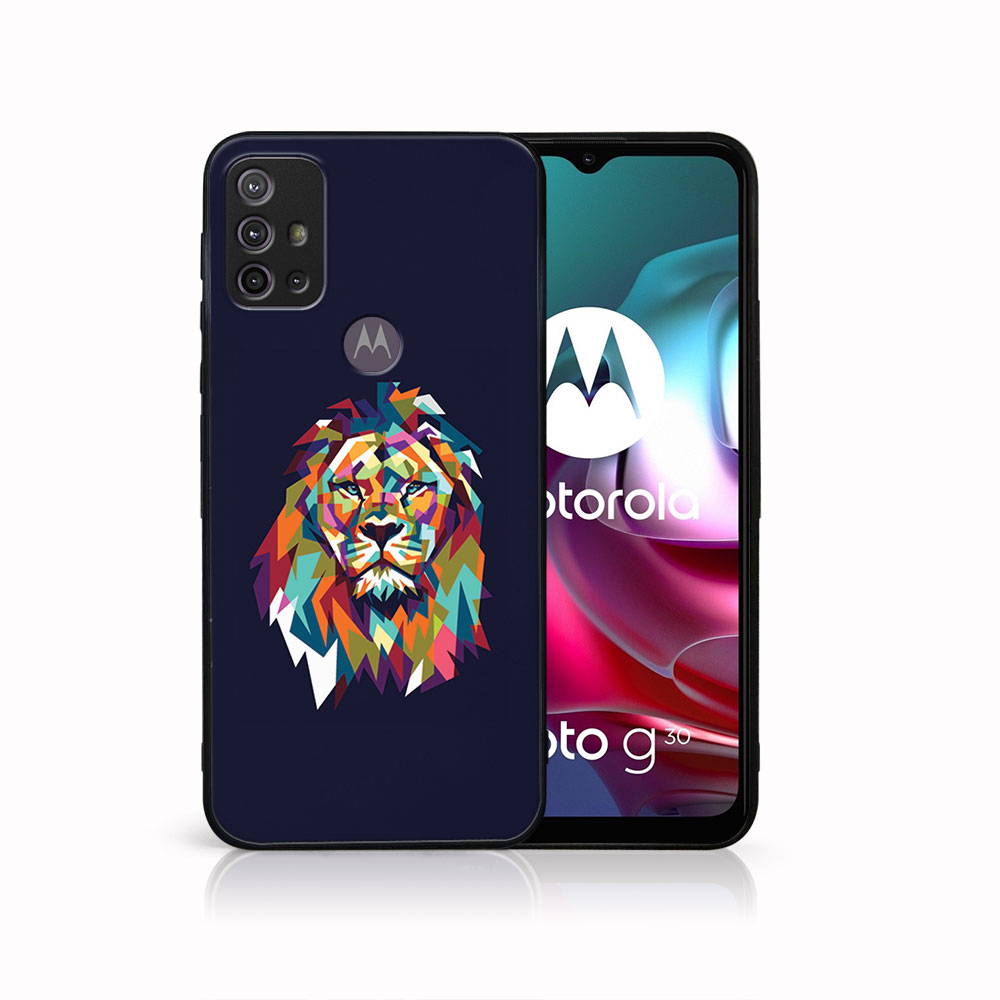 PROTEMIO 41550 MY ART Silikonový obal Motorola Moto G10/G20/G30 LION (046)