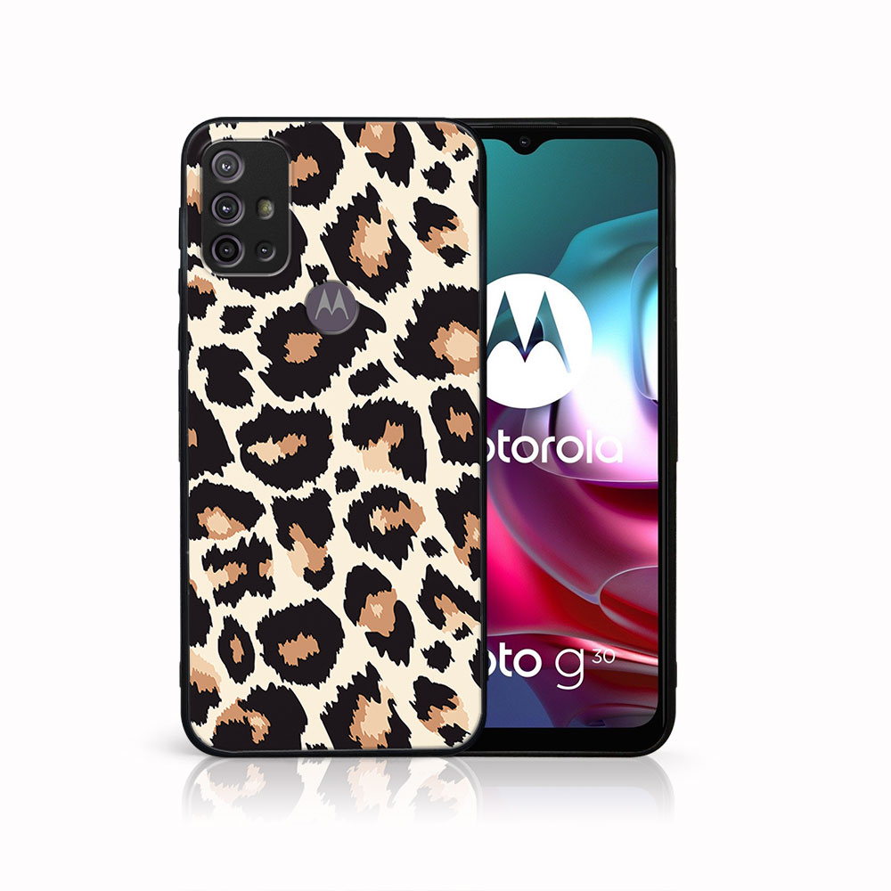 PROTEMIO 41552 MY ART Silikonový obal Motorola Moto G10/G20/G30 LEOPARD (047)