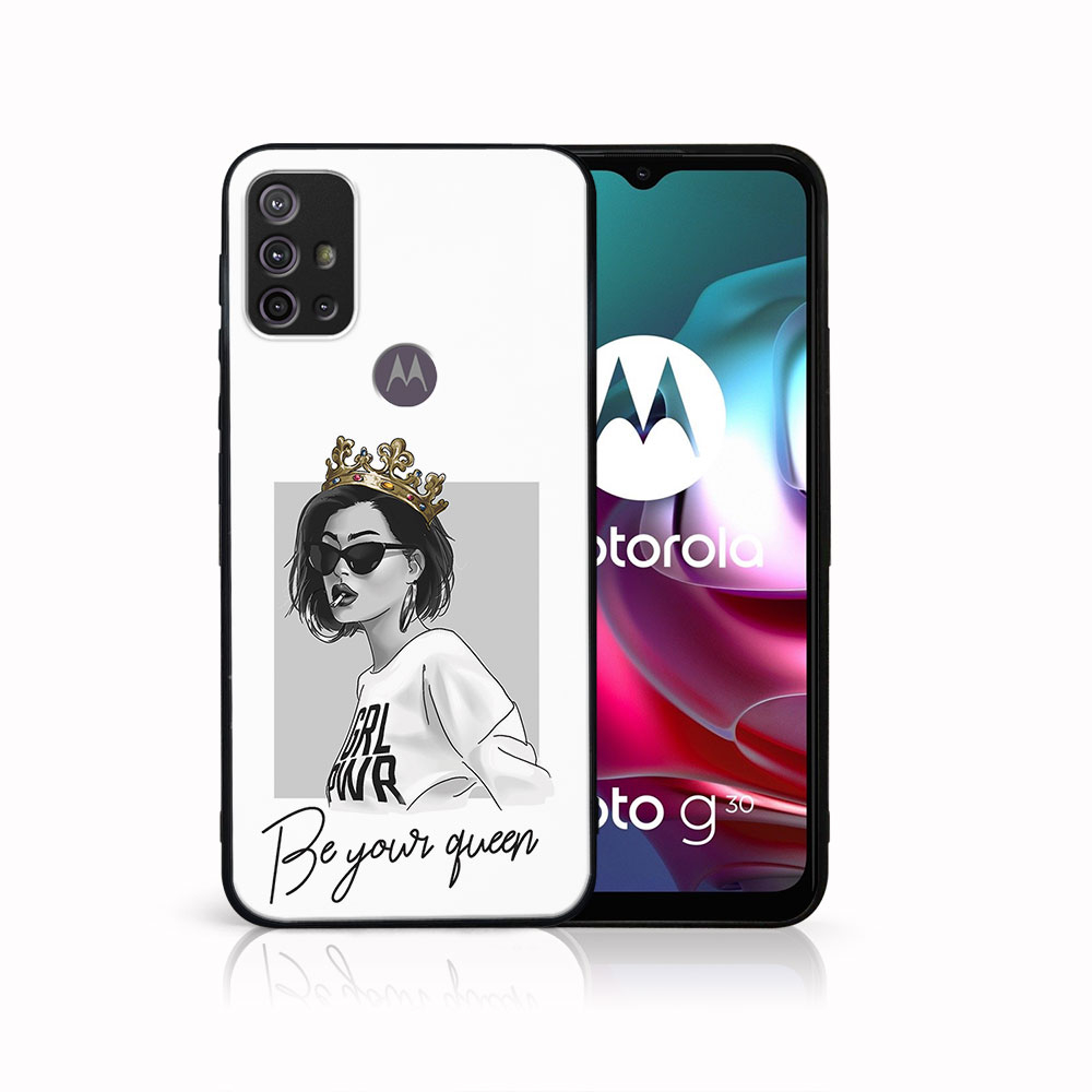 PROTEMIO 41568 MY ART Silikonový obal Motorola Moto G10/G20/G30 QUEEN (139)