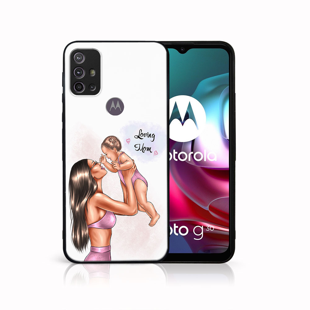 PROTEMIO 43896 MY ART Silikonový obal Motorola Moto G10 / G20 / G30 LOVING MOM (115)