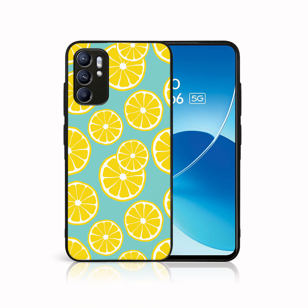 PROTEMIO 44949 MY ART Silikonový obal Oppo Reno6 5G LEMON (121)