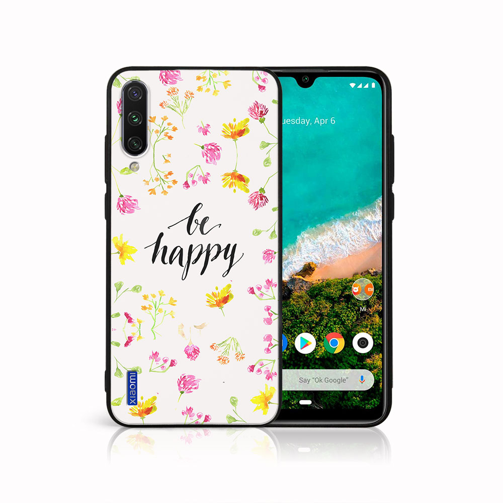 VSECHNONAMOBIL 26308
MY ART Ochranný kryt Xiaomi Mi A3 BE HAPPY (019)