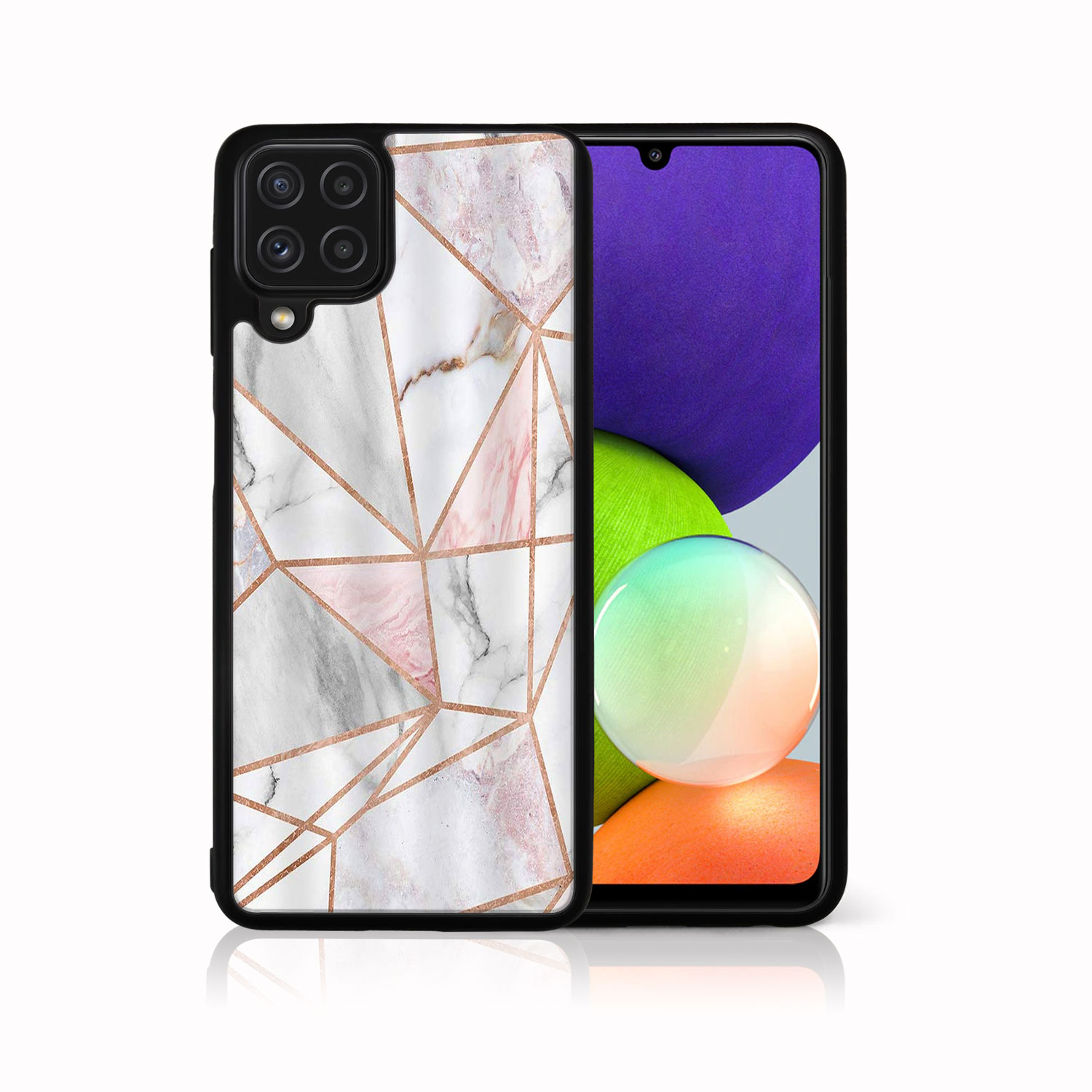 PROTEMIO 39159 MY ART Silikonový kryt Samsung Galaxy A42 5G PINK MARBLE (143)