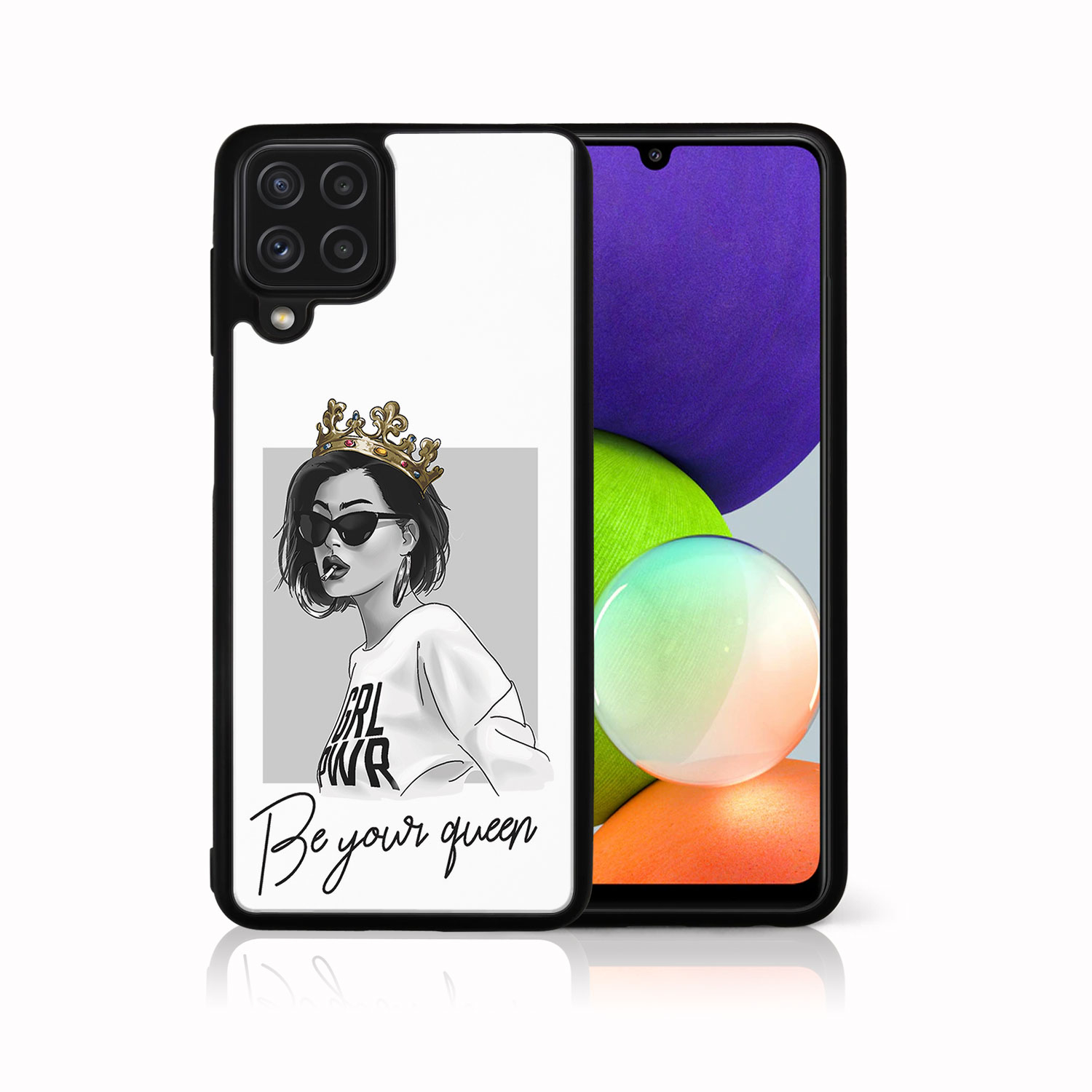 PROTEMIO 39186 MY ART Silikonový kryt Samsung Galaxy A42 5G QUEEN (139)