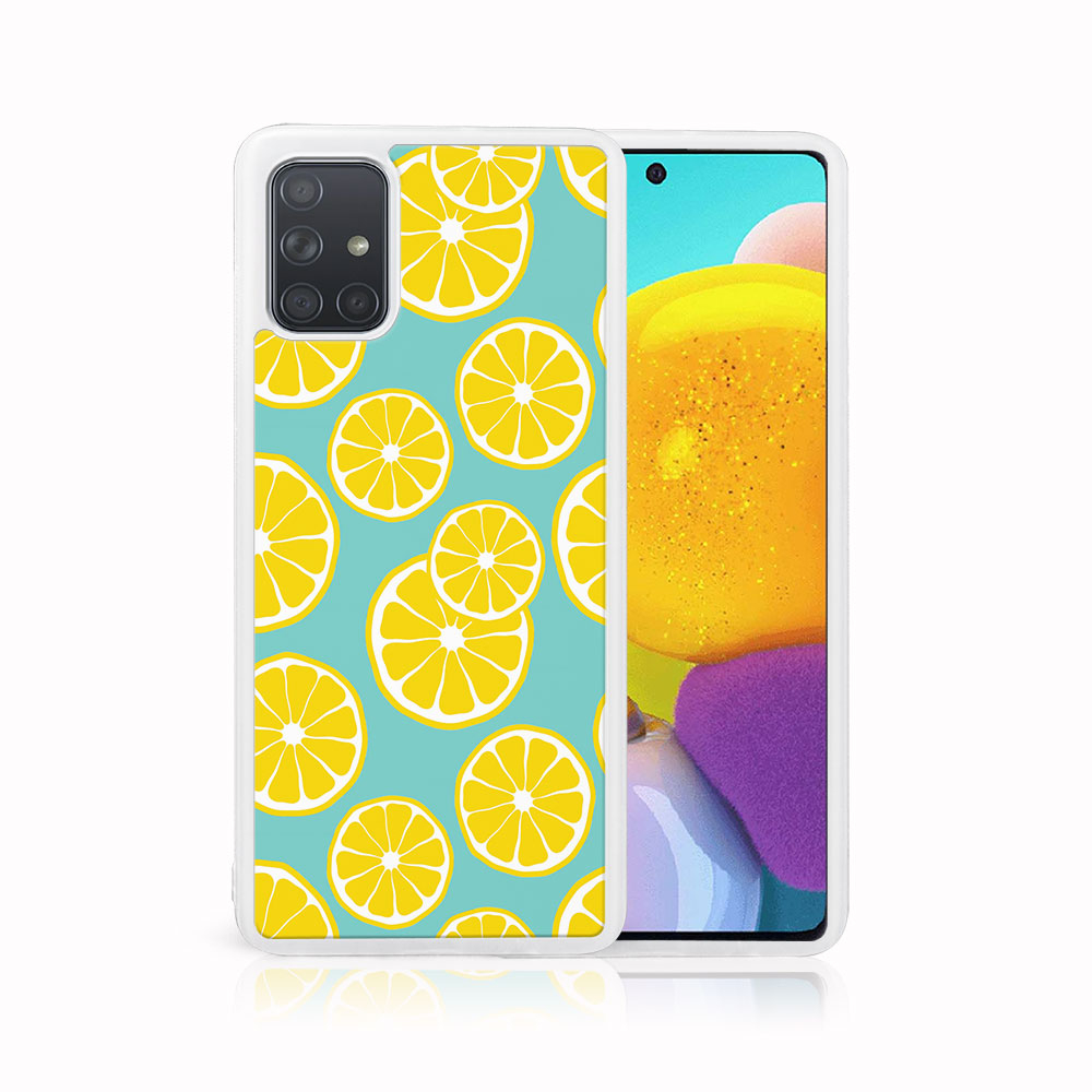 PROTEMIO 44390 MY ART Silikonový obal Samsung Galaxy A71 LEMON (121)