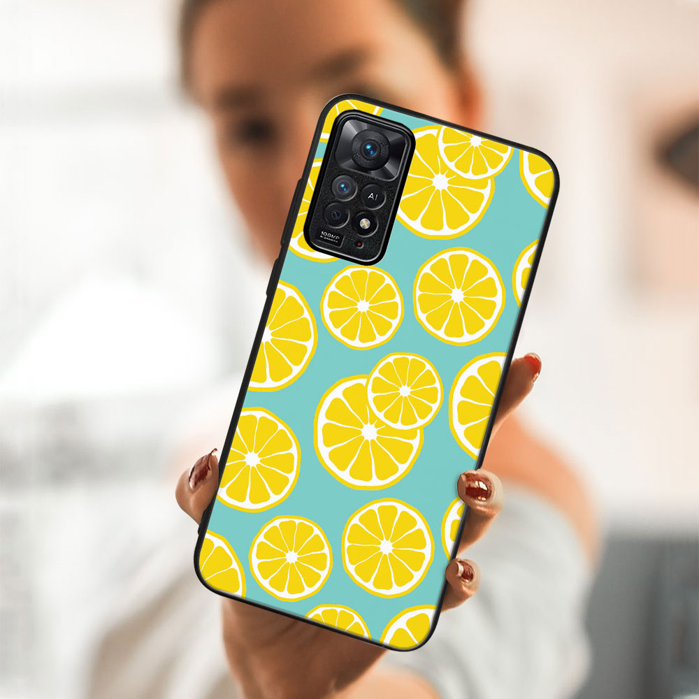 MY ART Ochranný Obal Xiaomi Redmi Note 11 / Note 11S -LEMON (121)