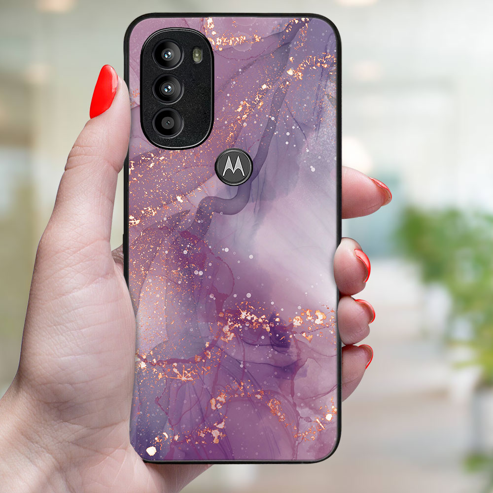 MY ART Ochranný Kryt Motorola Moto G71 5G PURPLE (148)