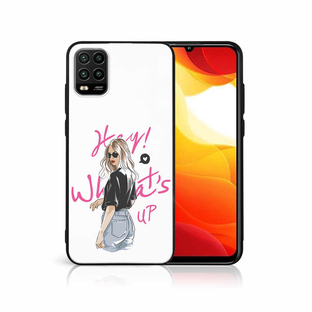 PROTEMIO 44762 MY ART Silikonový obal Xiaomi Mi 10 Lite WHATSUP (132)