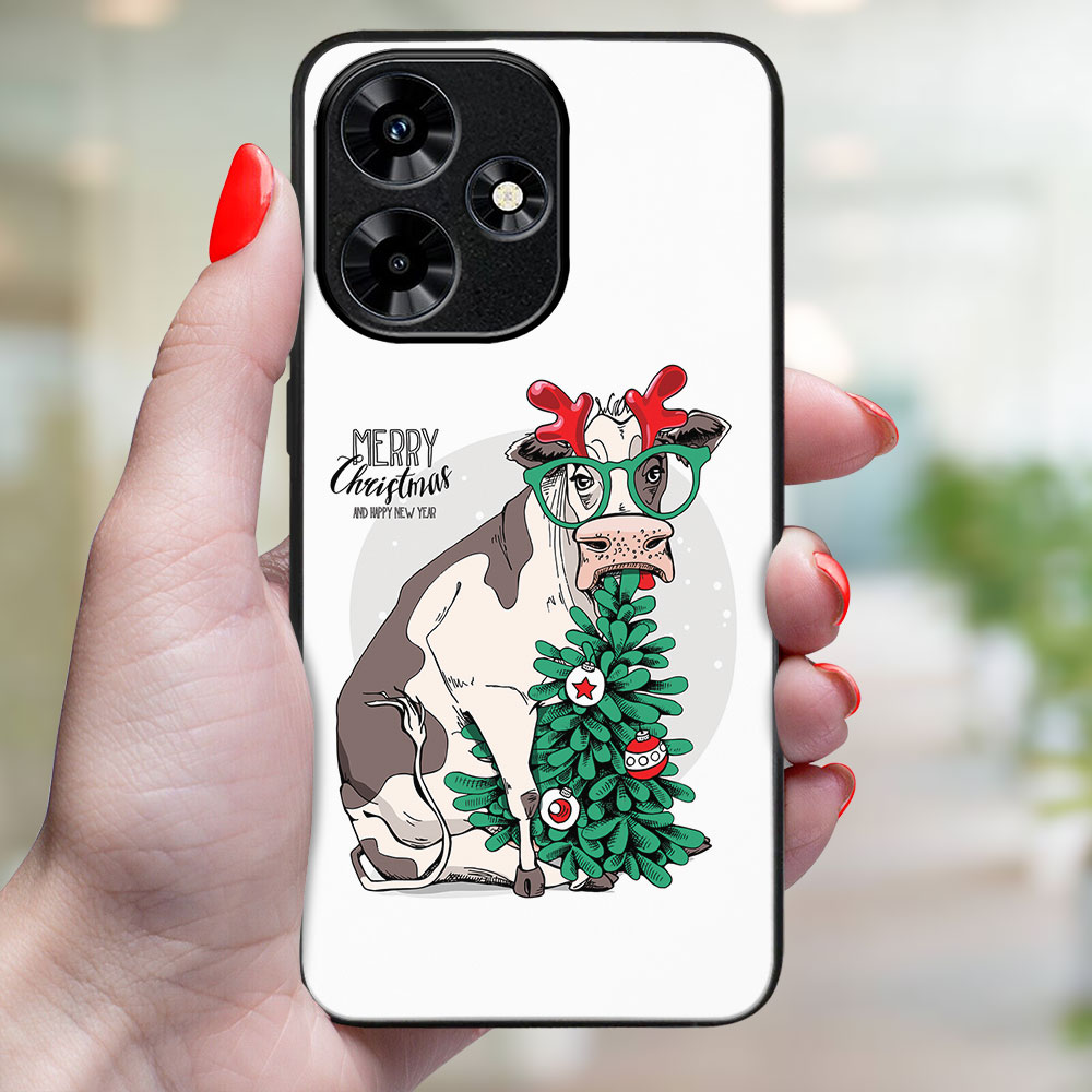 MY ART Kryt S Vánočním Designem Infinix Hot 30 MERRY CHRISTMAS (074)