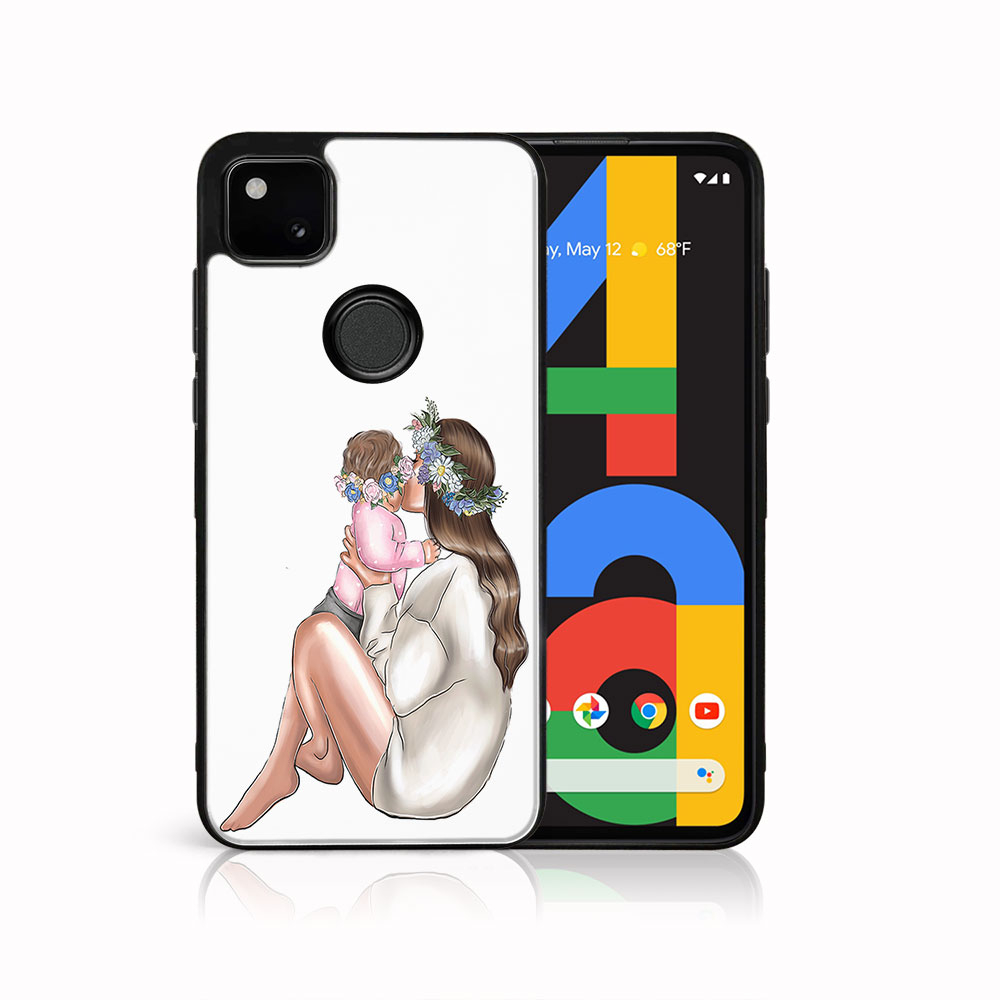 PROTEMIO 43552 MY ART Silikonový obal Google Pixel 4a BABY GIRL (111)