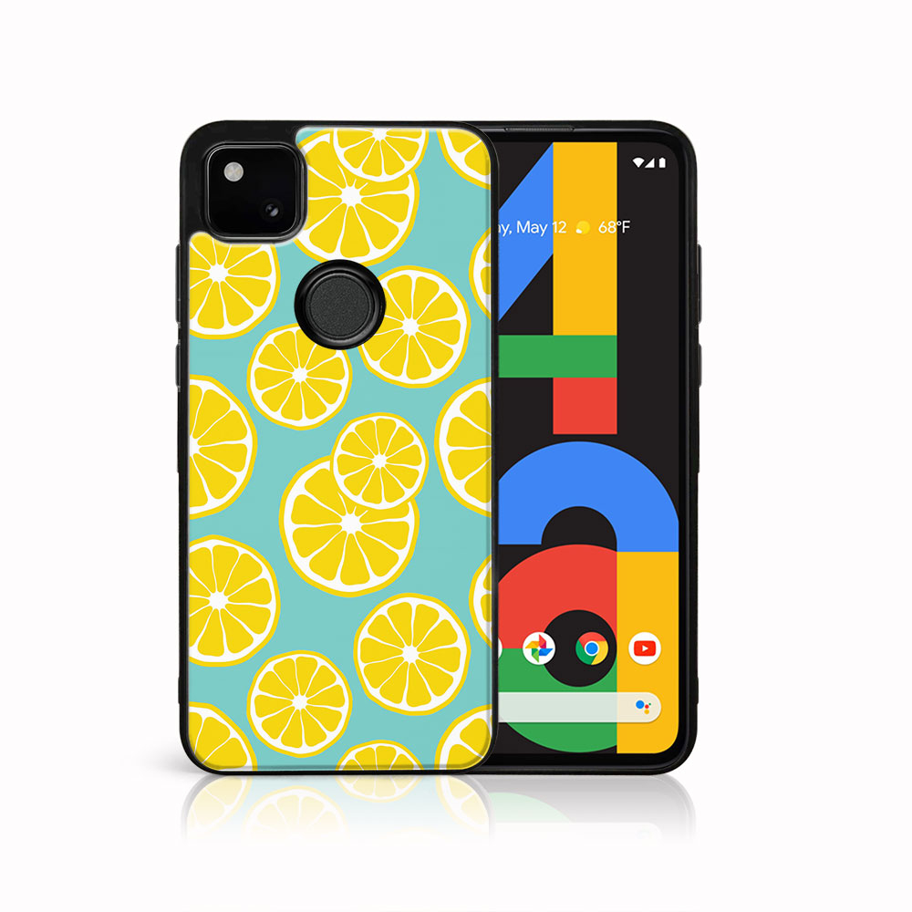 PROTEMIO 43538 MY ART Silikonový obal Google Pixel 4a LEMON (121)