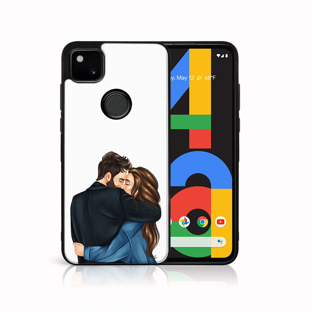 PROTEMIO 43560 MY ART Silikonový obal Google Pixel 4a COUPLE (117)