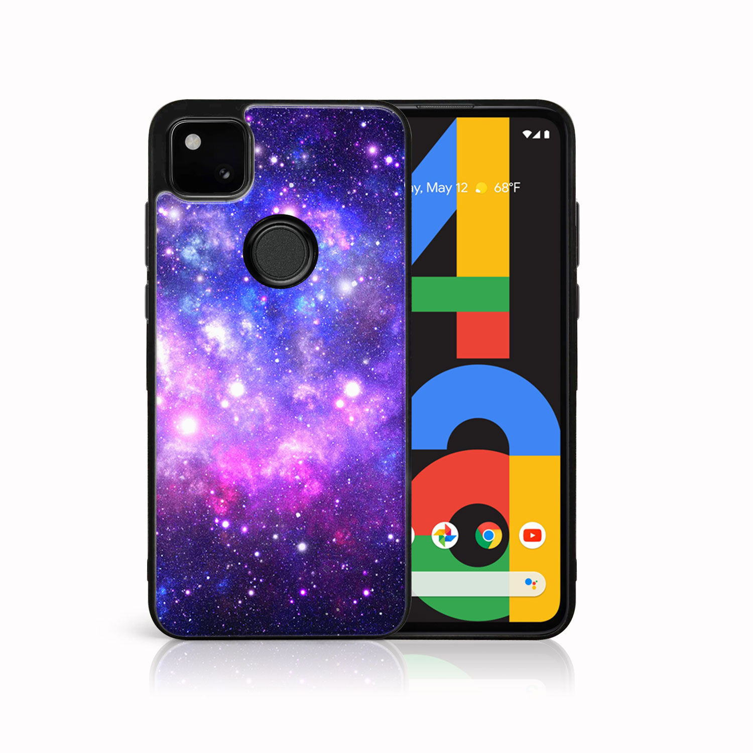 PROTEMIO 38973 MY ART Silikonový kryt Google Pixel 4a GALAXY (118)