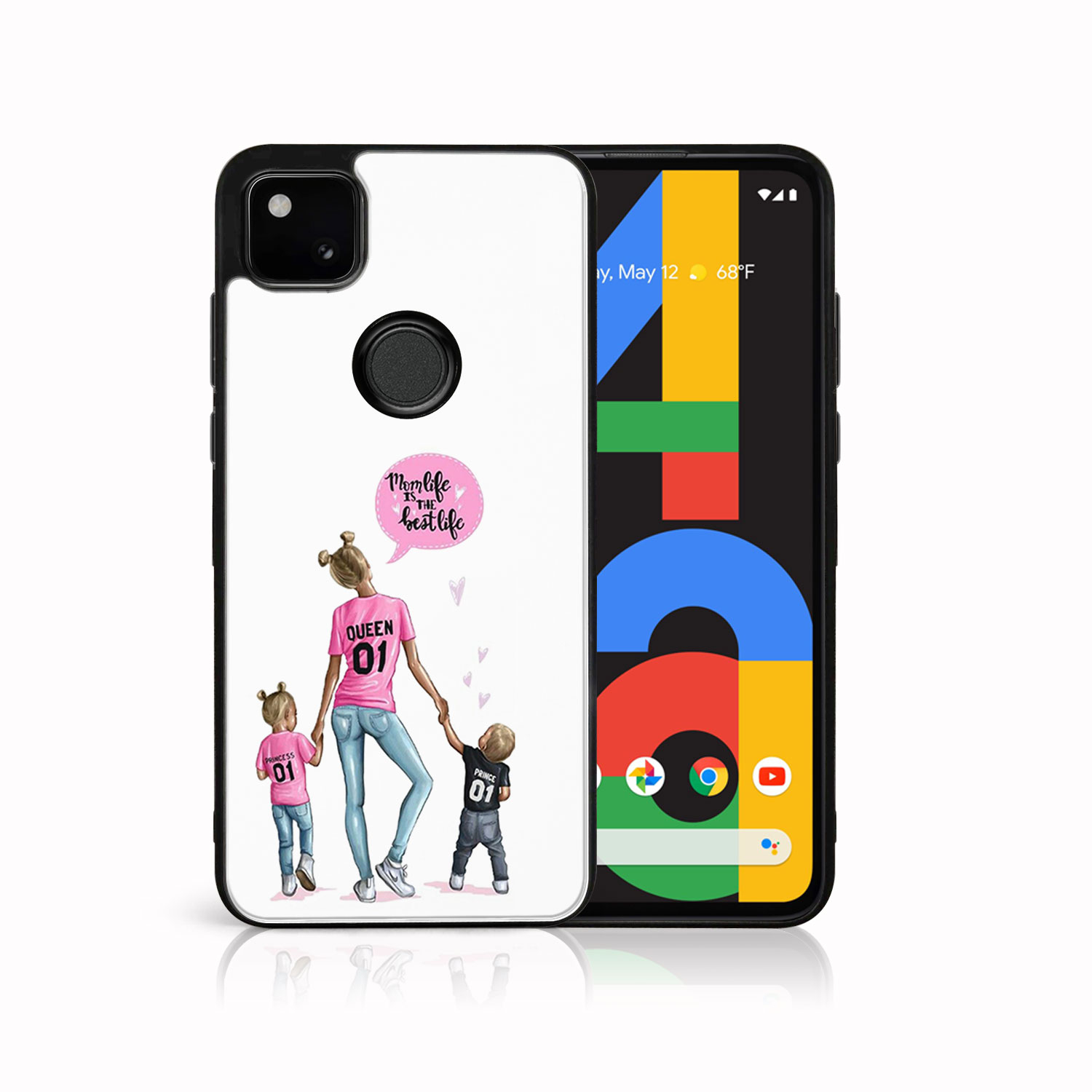 PROTEMIO 39343 MY ART Silikonový kryt Google Pixel 4a MOM (119)