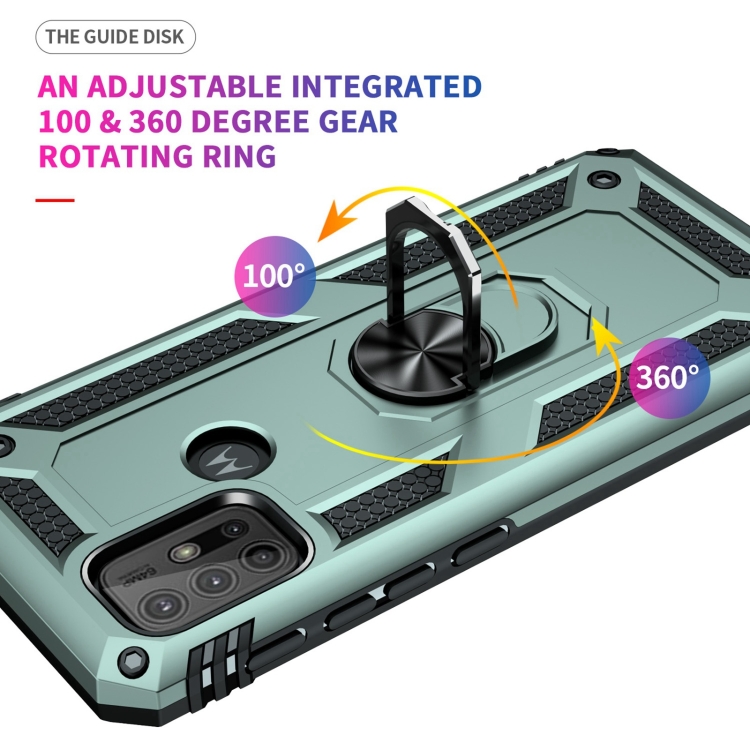 RING Ochranný Obal Motorola Moto G10 / G20 / G30 Zelený