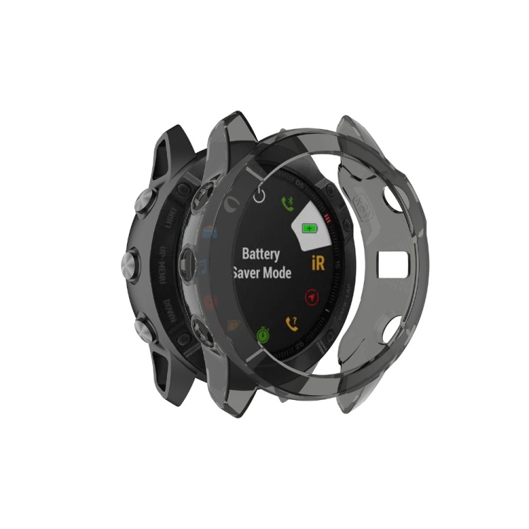 TPU HALF COVER Kryt Pro Garmin Fenix 6X/6X Pro černý