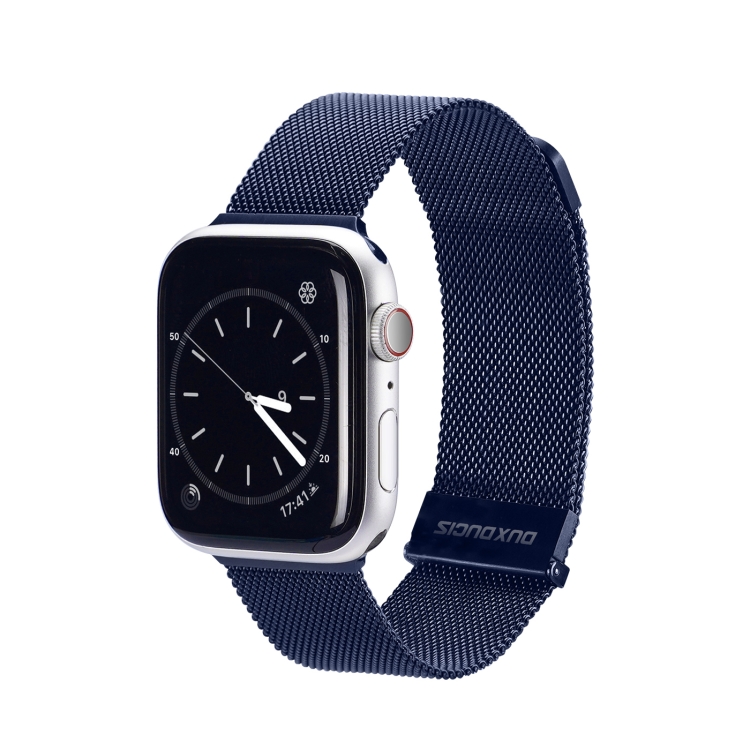 DUX MILANESE Kovový řemínek Pro Apple Watch SE / SE 2022 / SE 2023 (40mm) Modrý