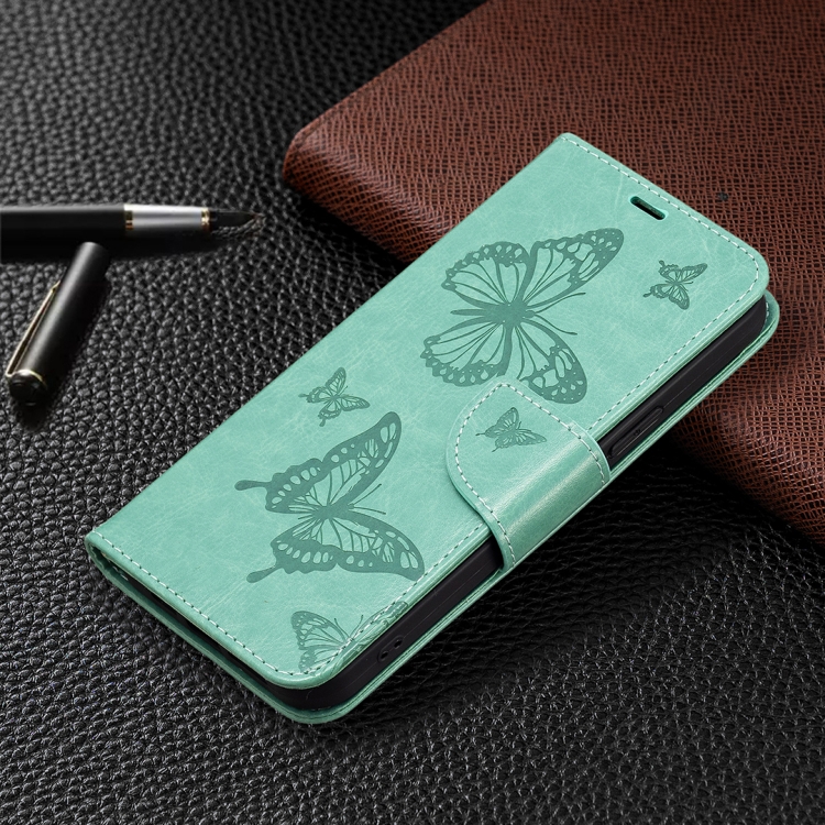 ART BUTTERFLY Peněženkový Obal Pro Xiaomi Redmi Note 13 Zelený