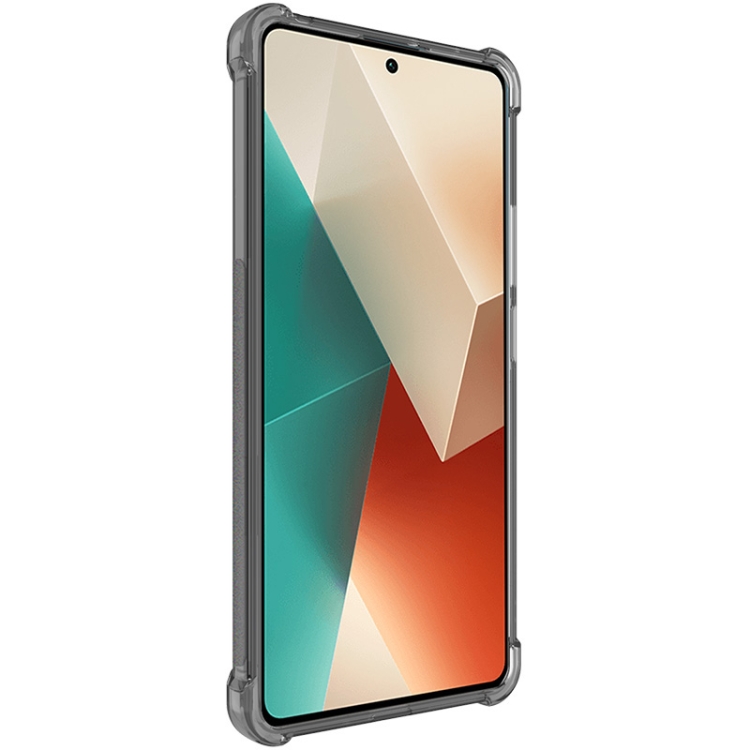 IMAK Ochranný Silikonový Obal Pro Xiaomi Redmi Note 13 5G černý