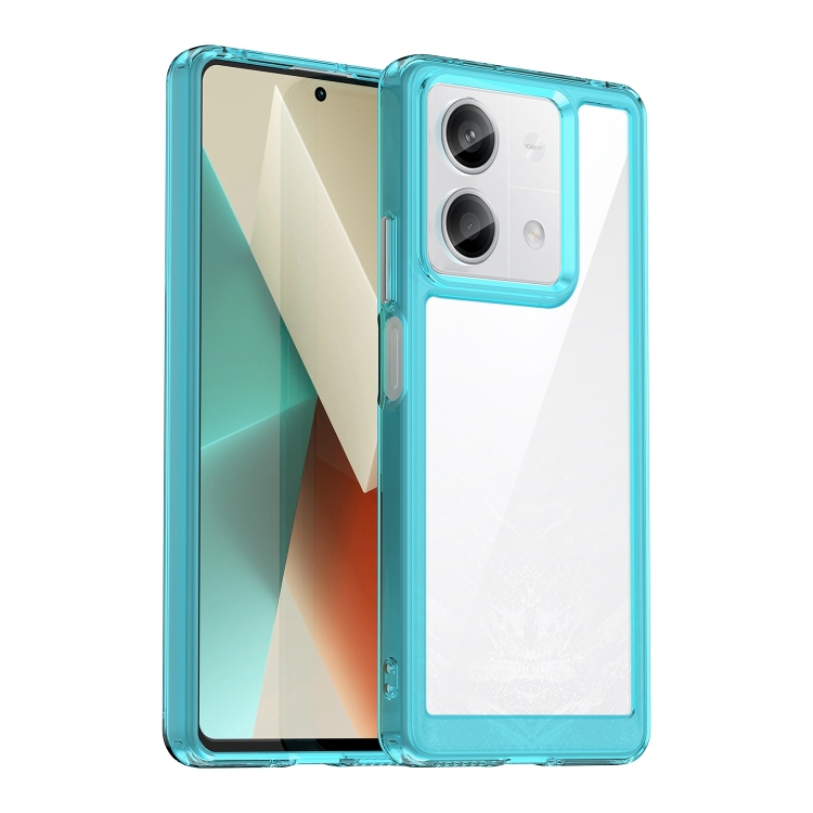 CRYSTAL Ochranný Kryt Pro Xiaomi Redmi Note 13 5G Tyrkysový