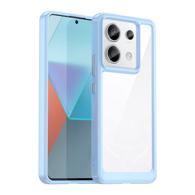 CRYSTAL Ochranný Kryt Pre Xiaomi Redmi Note 13 Pro 5G / Xiaomi Poco X6 5G Modrý