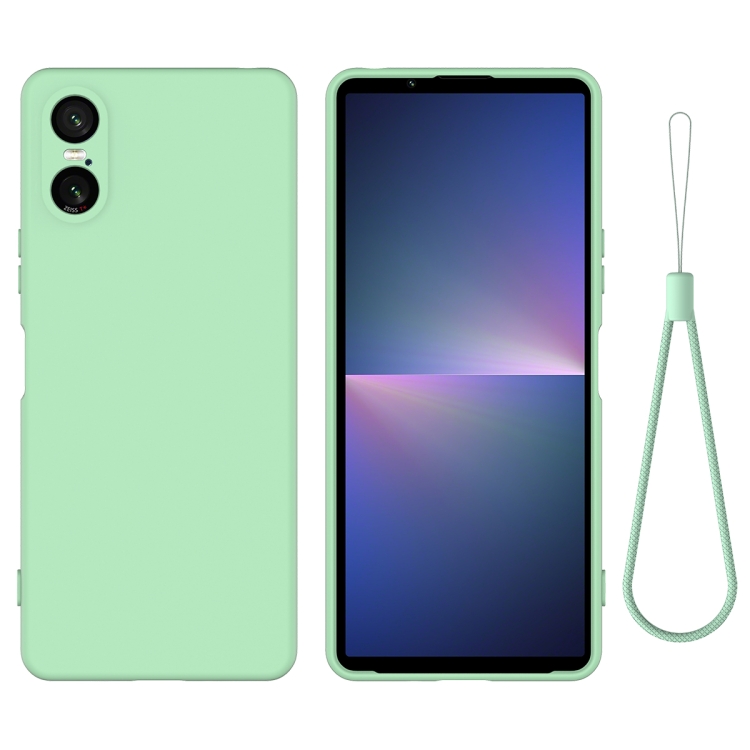 RUBBER Ochranný Kryt Pro Sony Xperia 10 VI Zelený