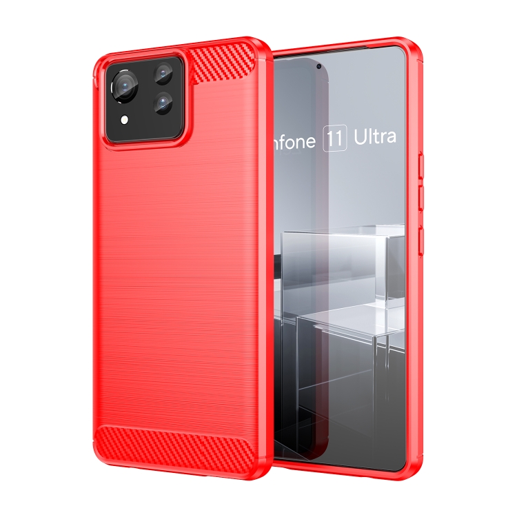 FLEXI TPU Ochranný Kryt Asus Zenfone 11 Ultra červený