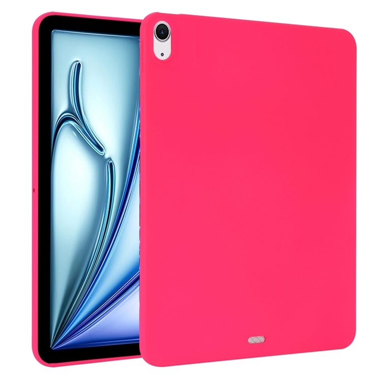 RUBBER Ochranný Kryt Pro Apple IPad Air 11 2024 Tmavě Růžový