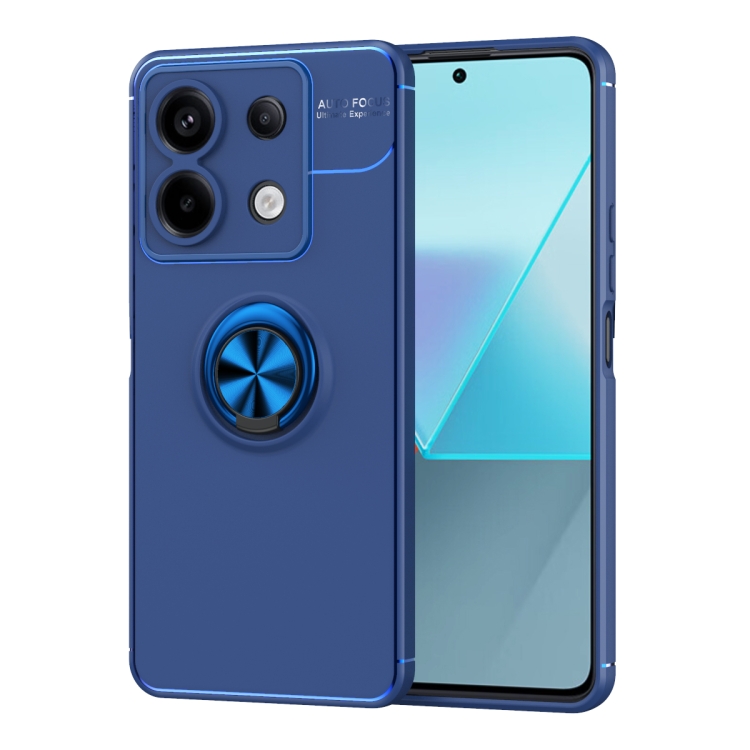 HOLDER Silikonový Kryt S Držákem Xiaomi Redmi Note 13 Pro 5G / Xiaomi Poco X6 5G Modrý