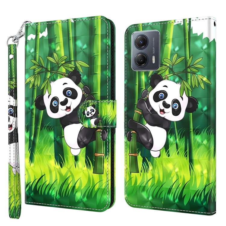 ART Peněženkový Kryt Pro Motorola Moto G54 5G / G54 5G Power Edition PANDA