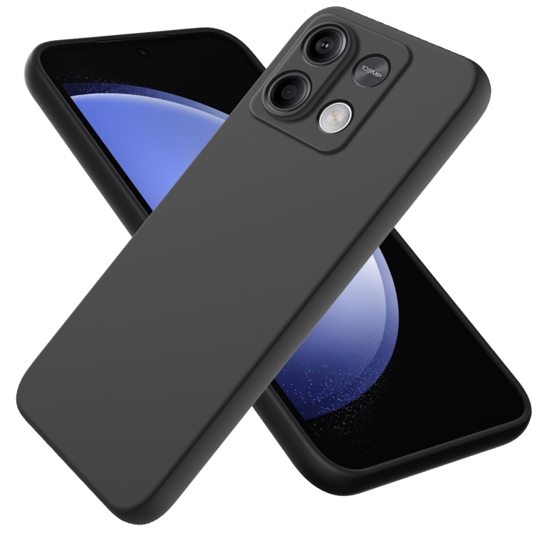 RUBBER Ochranný Kryt Pro Xiaomi Redmi Note 13 5G černý