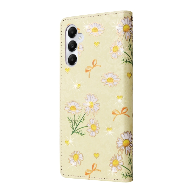 FLOWERY Peňaženkové Puzdro Pre Samsung Galaxy A05s DAISY