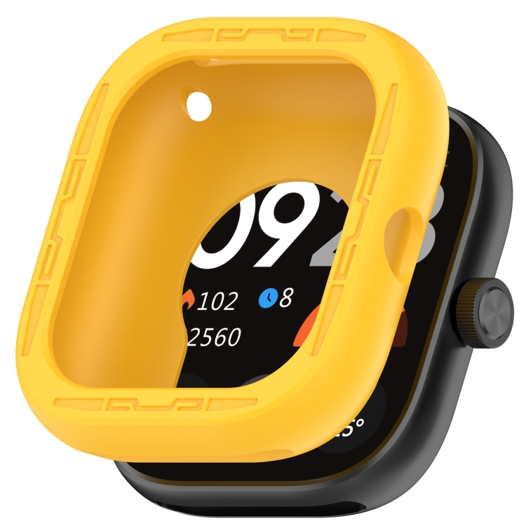 TPU HALF COVER Kryt Pro Redmi Watch 4 žlutý