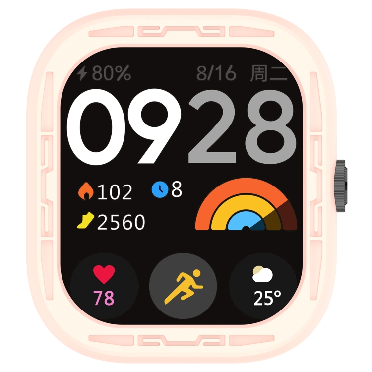 TPU HALF COVER Kryt Pro Redmi Watch 4 Růžový