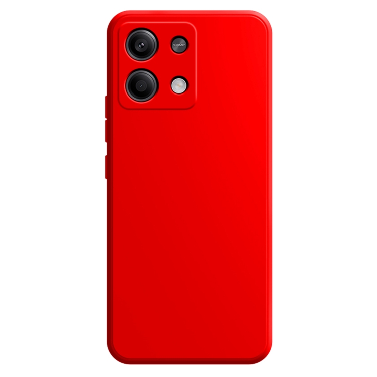 RUBBER Ochranný Kryt Pro Xiaomi Redmi Note 13 5G Světle červený