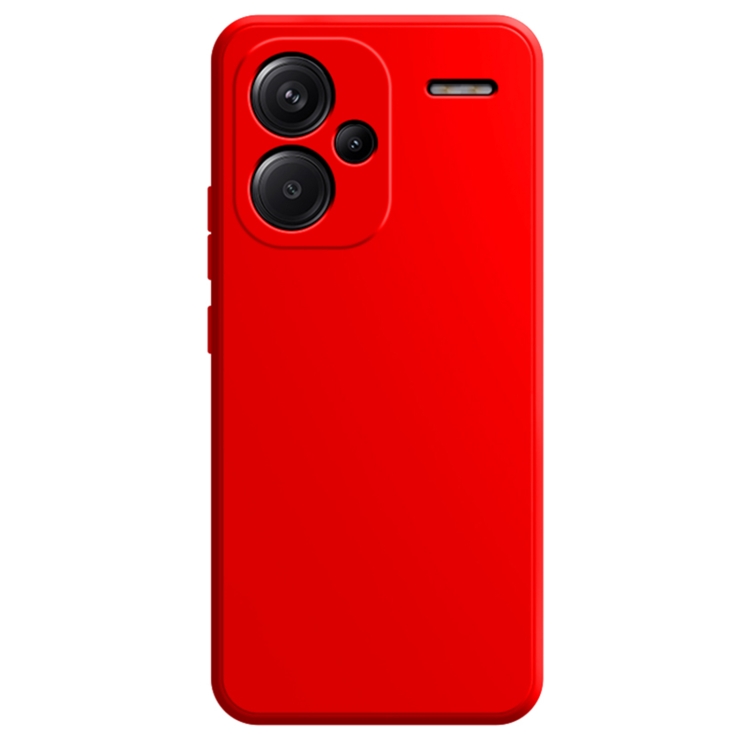 RUBBER Ochranný Kryt Pro Xiaomi Redmi Note 13 Pro+ 5G Světle červený