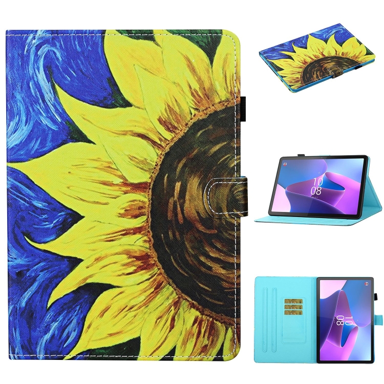 ART Zaklápěcí Pouzdro Pro Lenovo Tab P12 SUN FLOWER