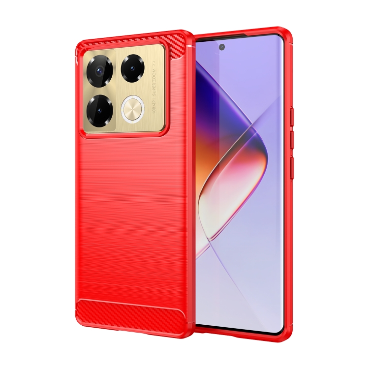 FLEXI TPU Ochranný Kryt Infinix Note 40 Pro / 40 Pro+ 5G červený