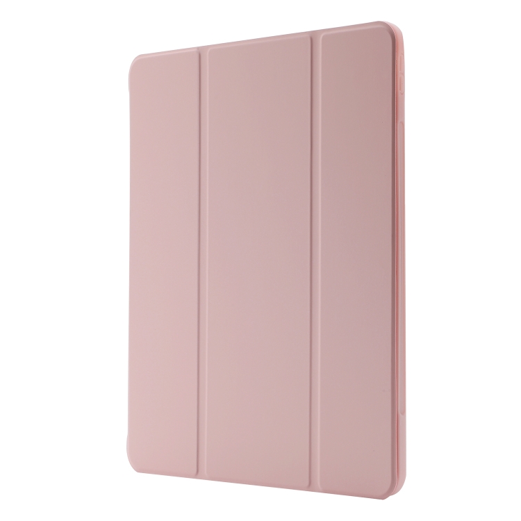 LEATHER Zaklápěcí Kryt Pro Apple IPad Pro 13 2024 Světle Růžový