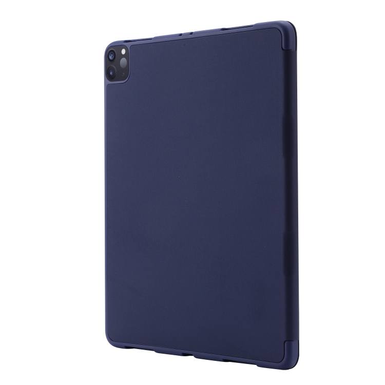 LEATHER Zaklápěcí Kryt Pro Apple IPad Pro 13 2024 Tmavomodrý