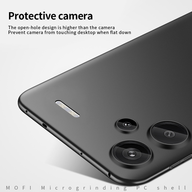 MOFI Plastový Kryt Pro Xiaomi Redmi Note 13 Pro+ 5G Modrý