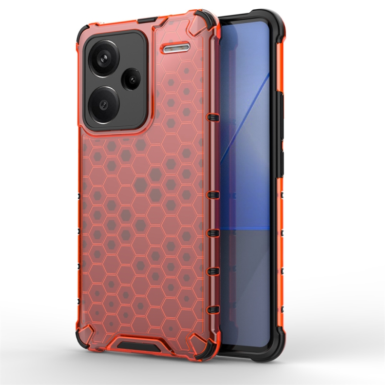 HONEYCOMB Ochranný Kryt Xiaomi Redmi Note 13 Pro+ 5G červený