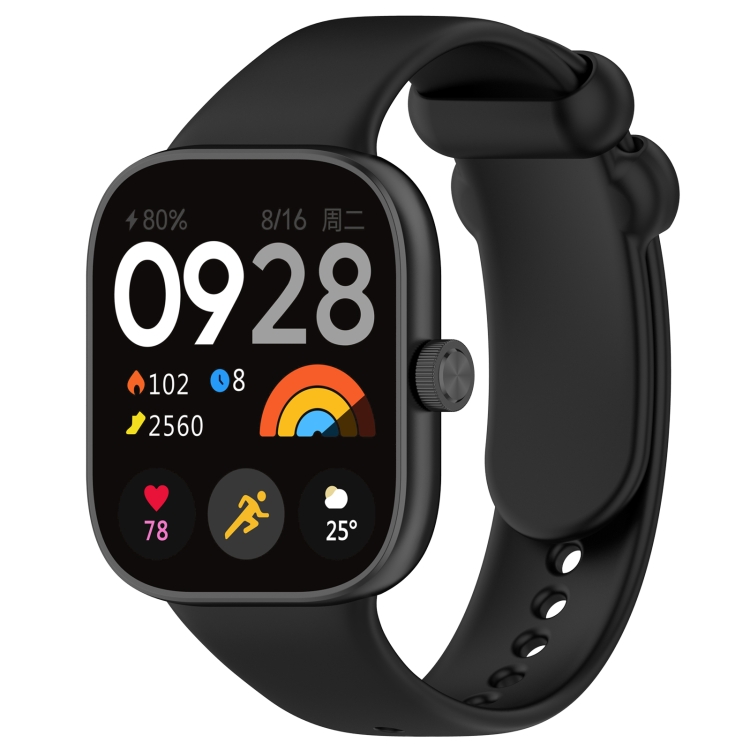 SILICONE Vyměnitelný řemínek Pro Redmi Watch 4 černý